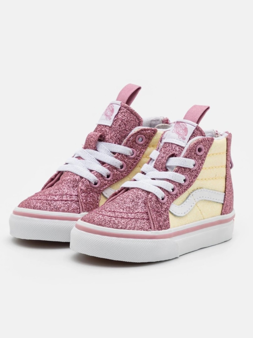 Vans Sk8 Zip High-Top Trainers Two Tone Sz 7.0 Toddler